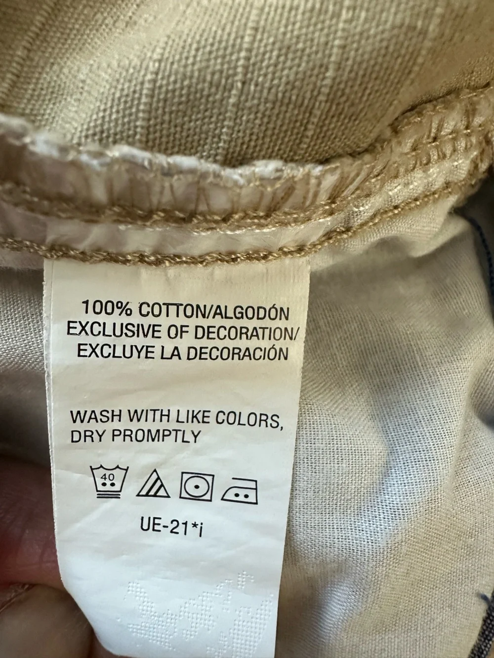 Izod Saltwater Men's Khaki Cargo Shorts Classic Utility Style Size 38